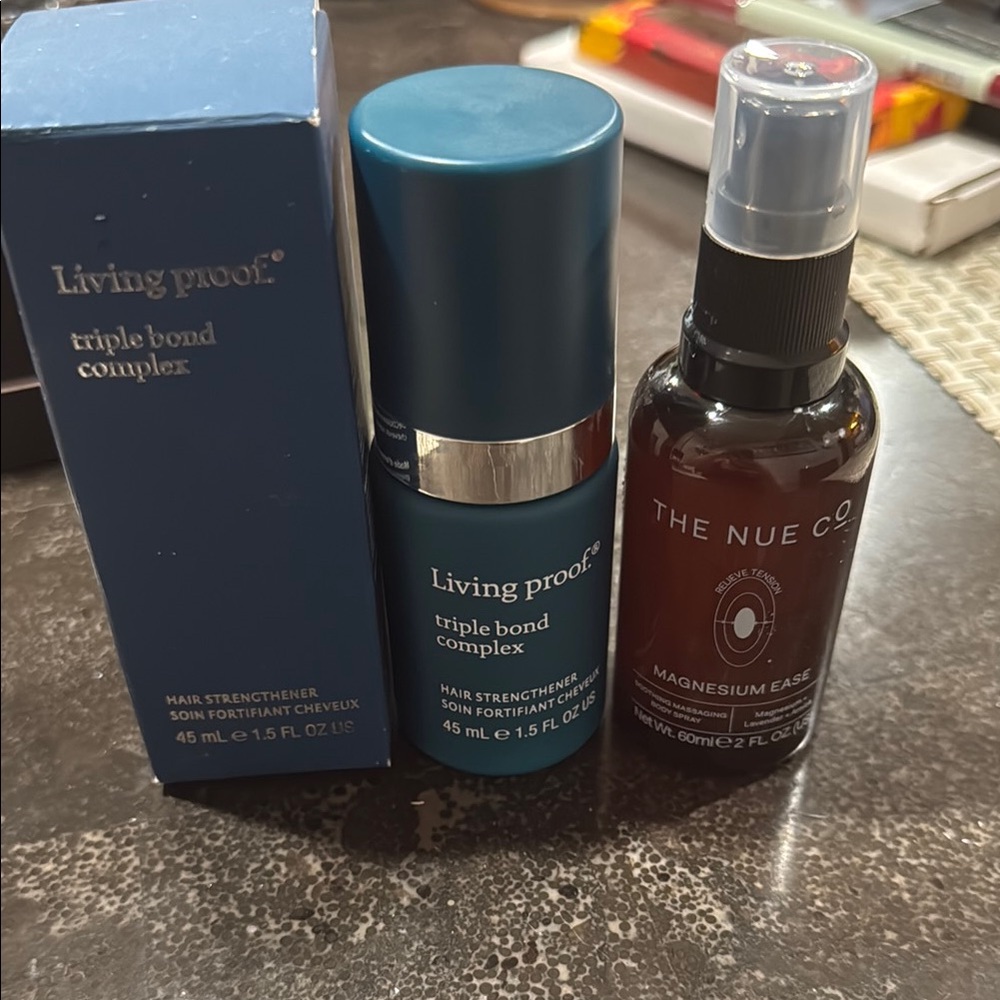 Living Proof Triple Bond Complex & The Nue Co Magnesium Ease Set